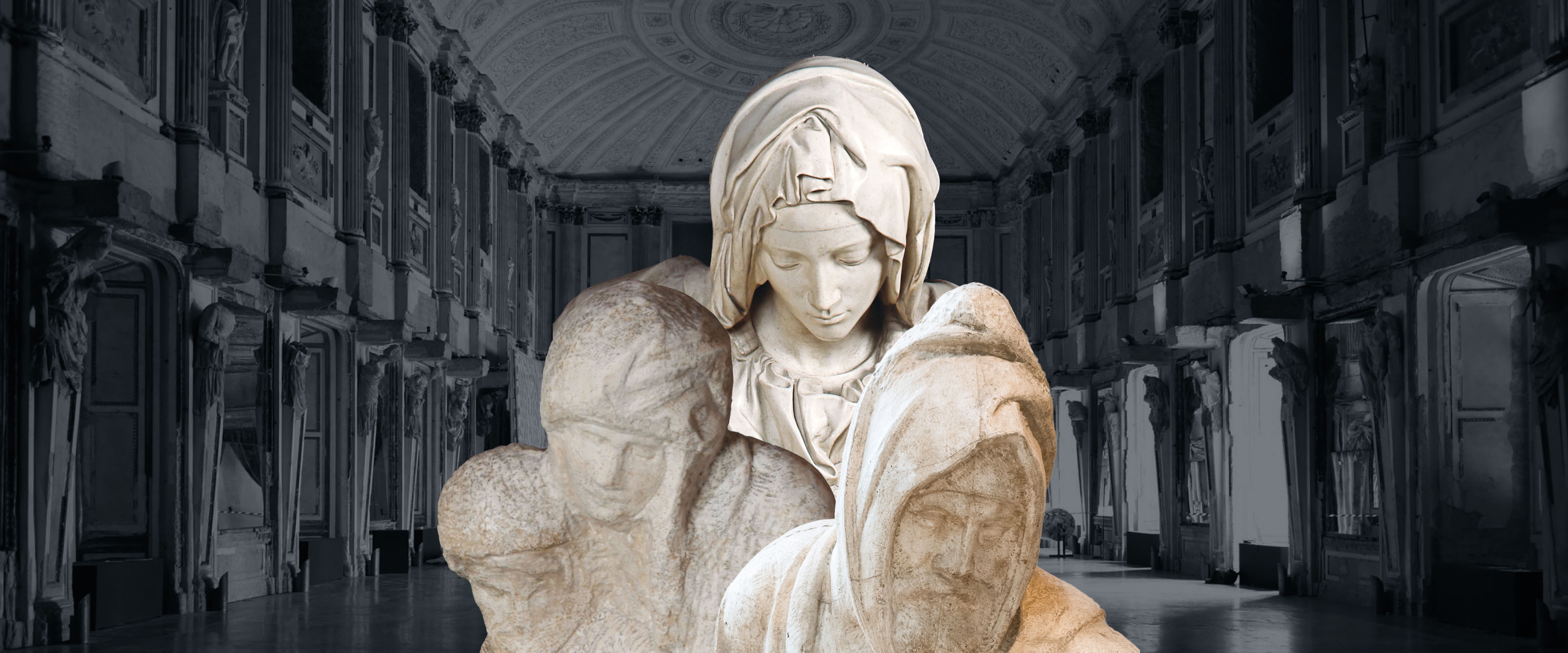 Le Pietà di Michelangelo Tre calchi storici per la Sala delle Cariatidi Le Pietà di Michelangelo Tre calchi storici per la Sala delle Cariatidi